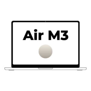 Apple Macbook Air 13,6'/ M3 8-Core CPU/ 24Gb/ 512Gb SSD/  10-Core GPU/ Blanco Estrella